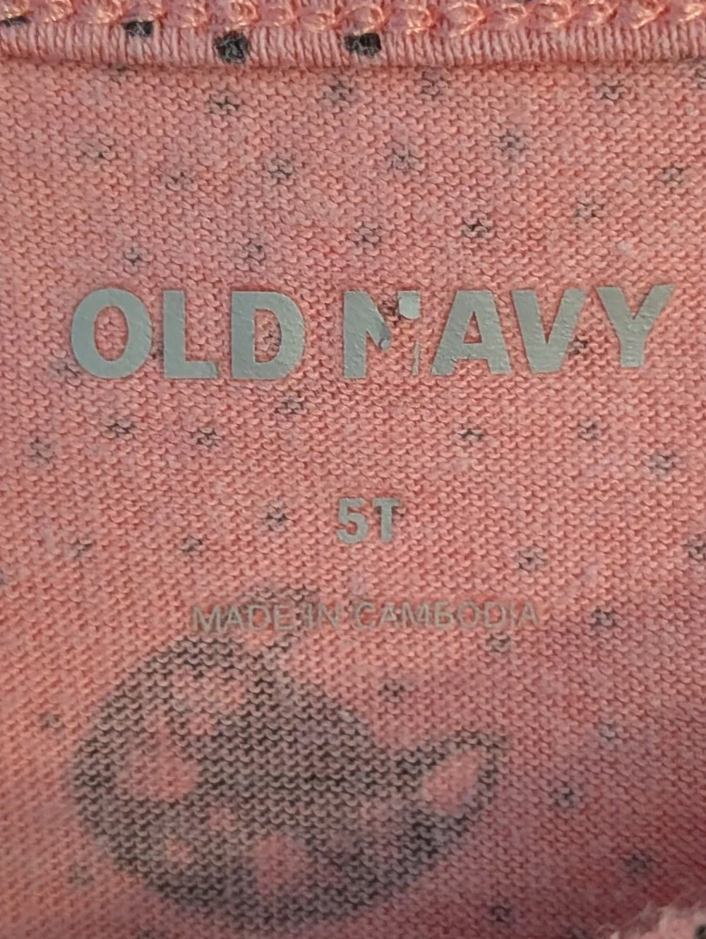 Old Navy pink long sleeve dress with black cat face print